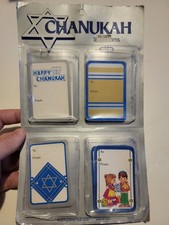 VINTAGE 1978 Chanukah Gift Tags Pack FACTORY SEALED Made In USA Hanukkah NOS