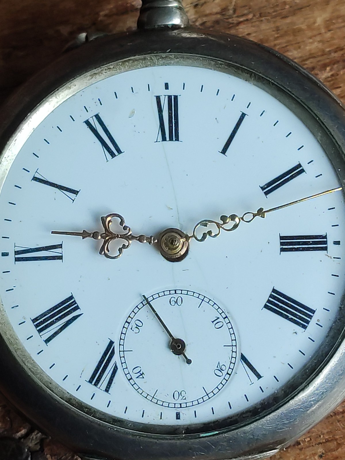 Antique Solid Silver 0.800 Silver Case GALONNE Po… - image 4