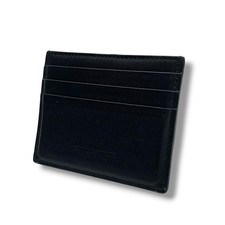Bottega Veneta Leather Card Case Black Credit ID Holder