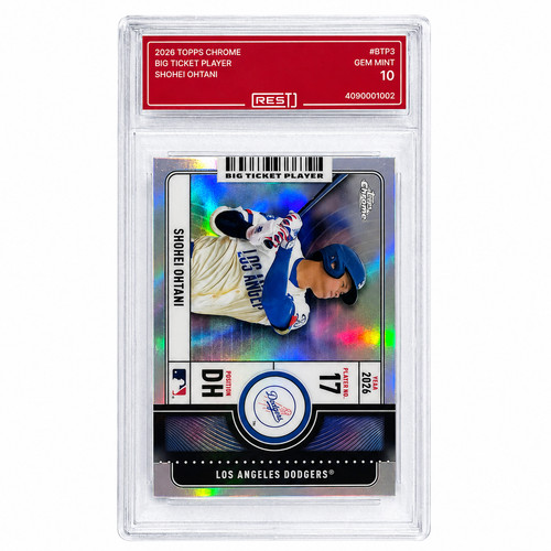 2026 Topps Chrome Shohei Ohtani BTP-3 Big Ticket Players GEM MINT 10 Crest