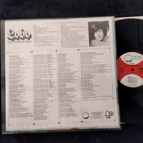 Lobo – Of A Simple Man -1972 Big Tree Records BT 2013 HYPE Sticker in SHRINK - Picture 2 of 5