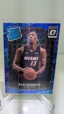 2017-18 Donruss Optic Bam Adebayo #187 Rated Rookie Blue Velocity Miami Heat Rc