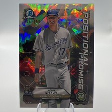 2021 Bowman Chrome Positional Promise Atomic Bobby Witt Jr  046/150  Royals
