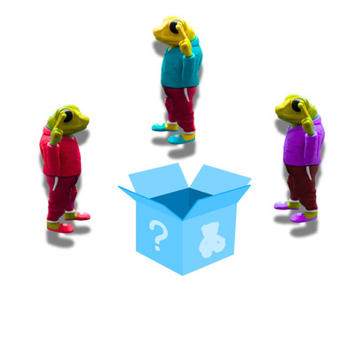Mystery Box Random 3D Printed Mini Figure  BuildInk Collectible Toy Random