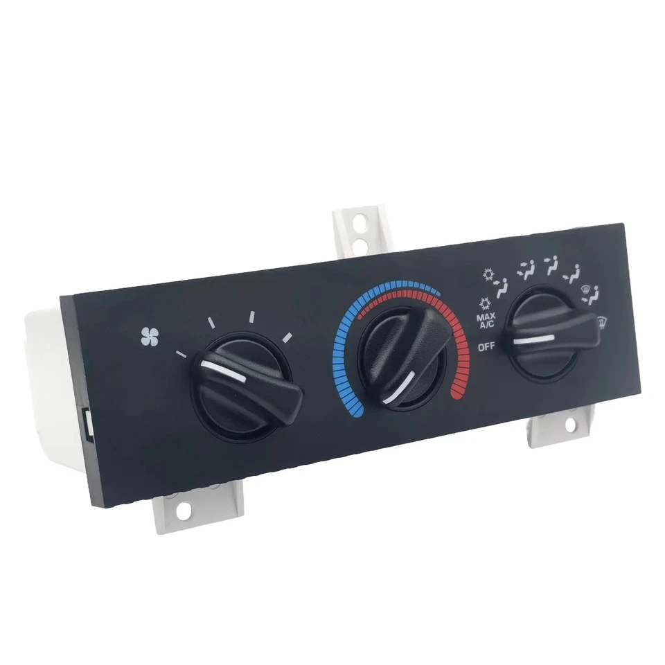 1pc A/C Heater Manual Climate Temp Control Panel For Dodge Ram Van 1998-2003 - Image 2 of 4