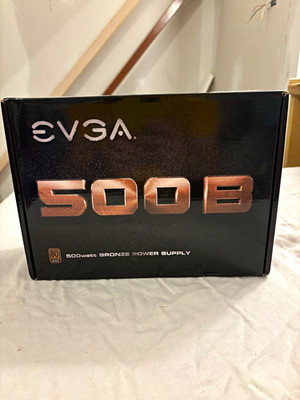 EVGA 500 BR 500W 80 Plus Bronze ATX Power Supply 100-BR-0500-K1