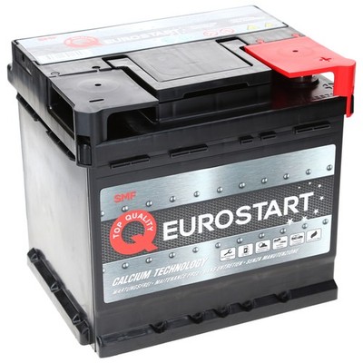 Starterbatterie Eurostart SMF 12V 52Ah 450A EN Starterbatterie TOP GELADEN