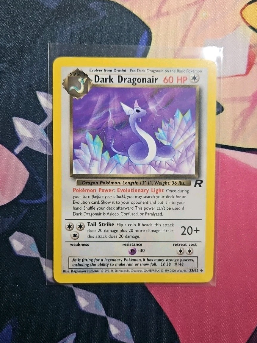 DARK DRAGONAIR - 33/82 - Team Rocket - Pokemon Card - MP+