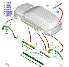Porte avant et accessoires Ford EXPLORER