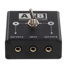 3.5mm Audio Switcher 2 in 1 Out or 1 in 2 Out Audio  2-1 Audio 9745