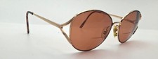 Vintage Tortoise Gold Oval Metal Sunglasses FRAMES ONLY