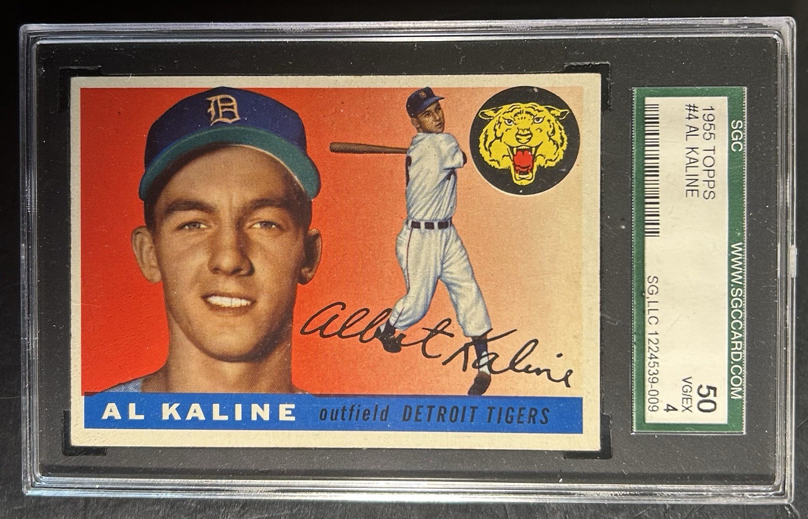 1955 Topps #4 Al Kaline SGC 4 Tigers HOF