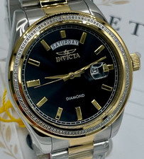 Orologio Invicta Elite Diamond 0,41 carati diamante uomo 44 mm oro bicolore 48761