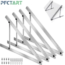 2Set 45 Inch 0-90° Adjustable Solar Panel Brackets Mount Tilt Bracket Caravan RV