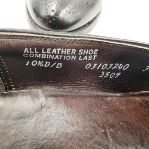 Vintage Hanover Shell Cordovan Mens 10.5 D Black Tassel Longtip Leather Loafer - Picture 21 of 21