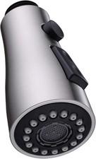 Angle Overall height 3-11/16", screen diameter 1-11/16", Brushed Nickel