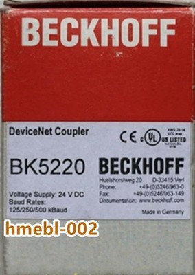 New In Box Beckhoff BK5220 PLC Module BK5220 BK5220 Free shipping