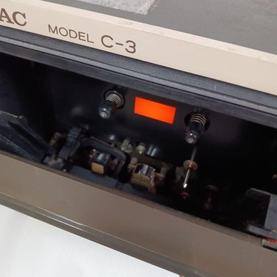 TEAC C-3 Stereo Cassette Deck Vintage Japan Working Play FF REW VU
