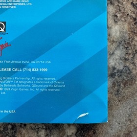 Terminator (Sega CD, 1993) Complete CIB, Tested