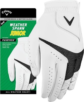 Callaway Golf WeatherSpann Junior Golfhandschuh Größe Medium links - neu beschädigter Karton