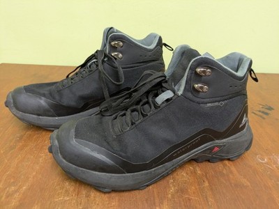 Humtto Mens All-Terrain Waterproof Hiking Ankle Boots Black Size 10 Shoes