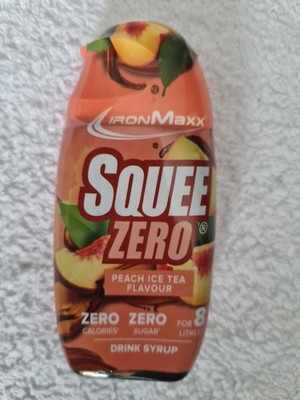 SQUEE ZERO Peach Ice Tea Flavour Neu Getränkesirup für 8 Liter