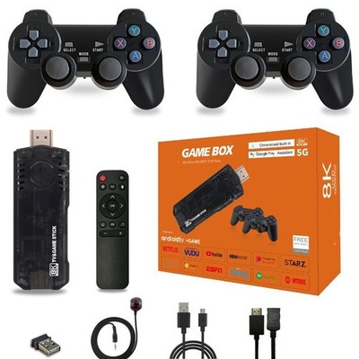 Video Game Stick Android 8K HDMI TV BOX 2.4GHz Dual System 5G TV Stick 8K 64G 5G