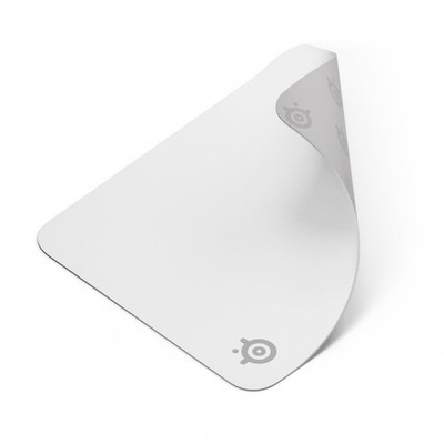 SteelSeries QcK Cloth Gaming Mouse Pad - Exclusive Micro-Woven Medium, White 