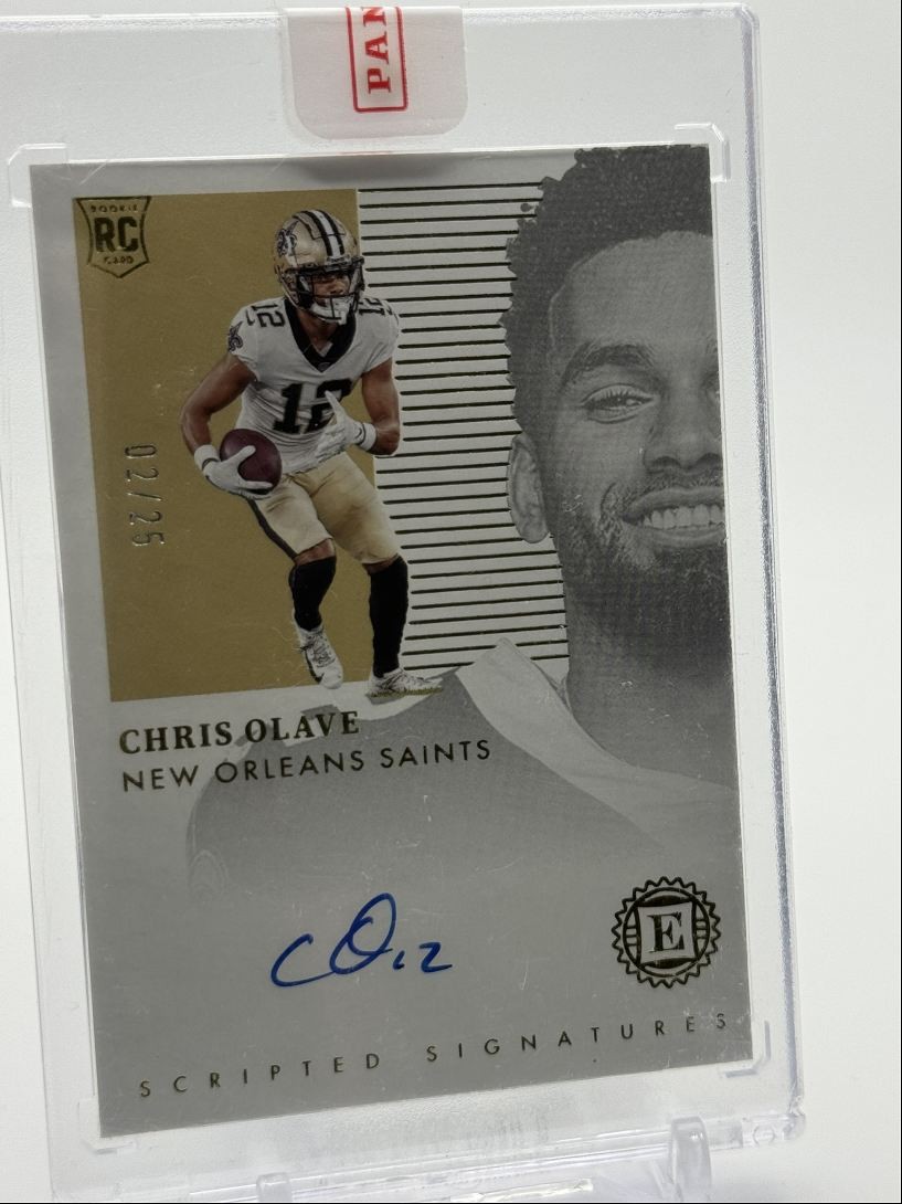 Chris Olave Panini Encased Scripted Signatures #SSCO Base