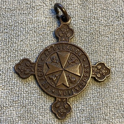 1890er St John Ambulance Association Prüfungspreis Medaille an Annie Kerr 17314