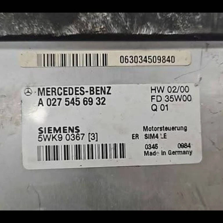 Mercedes-Benz CLK A208 C208 1997 altra centralina motore -modulo A0275456932 - Immagine 4 di 4