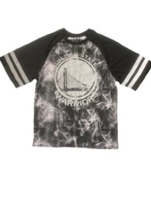 UNK Golden State Warriors Men's White Smoke Raglan T-Shirt