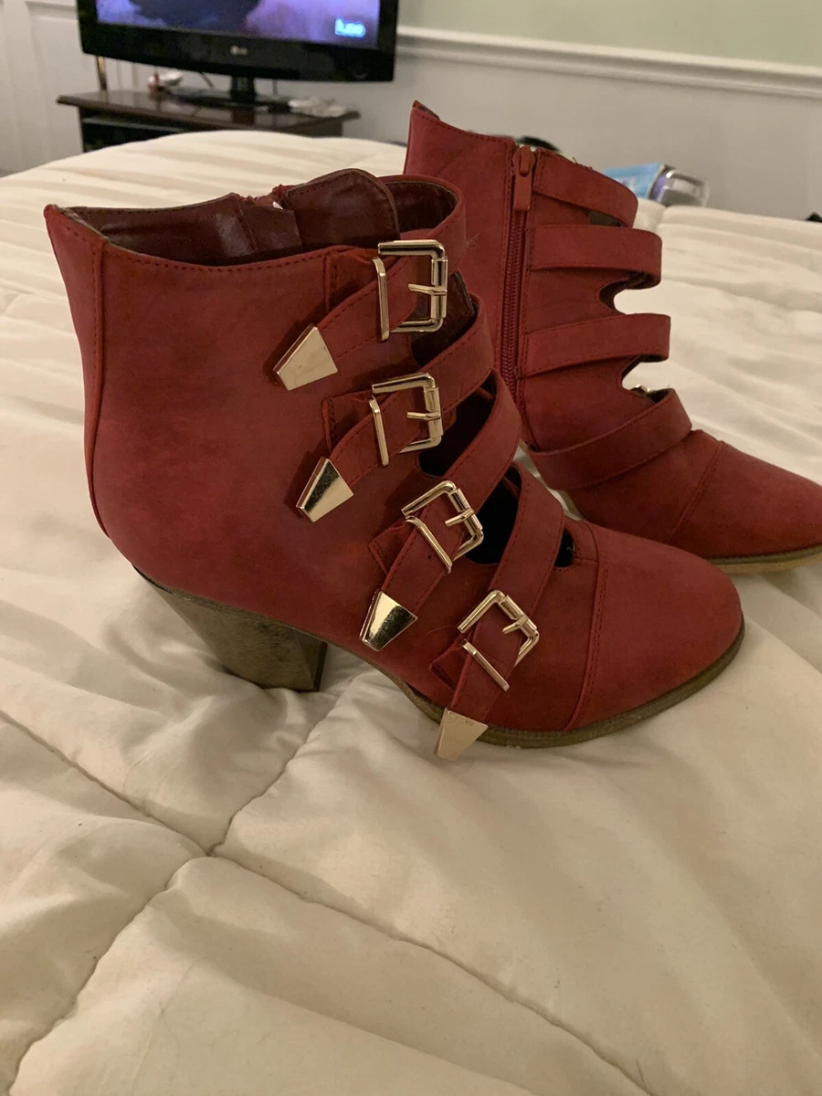 Chinese Laundry Women s Boots Lollipop RED 8.5 US