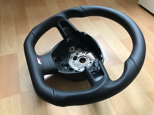 Sport Tuning S-Line Lenkrad Lederlenkrad Audi A3 A4 A5 A6 8K0 4F0 ohne Tausch - Picture 7 of 21