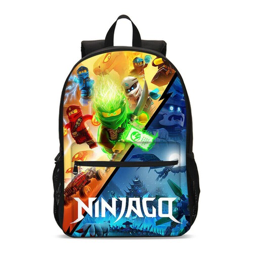 Zaino scuola bambini film cartoni animati Ninjago borsa pranzo isolata borsa penna valore lotto - Foto 2 di 19