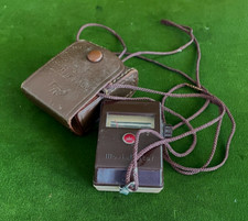 Vintage WALZ Light Exposure Meter for POLAROID Cameras Japan Leather Case