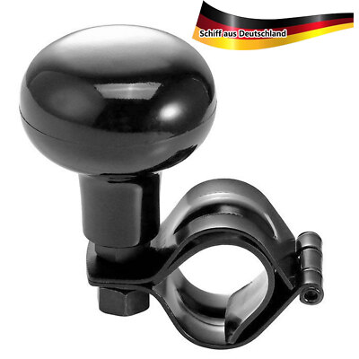 Auto Lenkradknauf Lenkhilfe 360° Drehknopf KFZ,LKW,PKW Kugel Knopf Universal DE 
