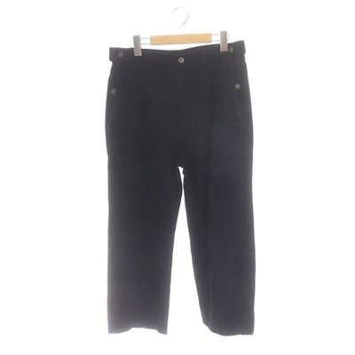 YORK YOKE 5P STRAGHT GURKHA DENIM SHOULD PANTS JEANS CROPPED WIDE  
