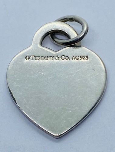 Tiffany & Co Sterling Silver 925 Letter E Alphabet Initial Heart - Picture 5 of 8