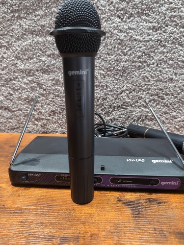 Gemini Dual Channel VHF Receiver VH-120 2Wireless Microphones. - Bild 4 von 9