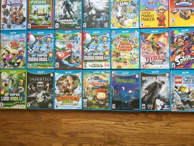 READ LISTING! Nintendo Wii U Deluxe 32GB Black System Console+