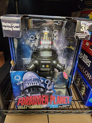Forbidden Planet Robby The Robot Figure with Light & Walking Sound
