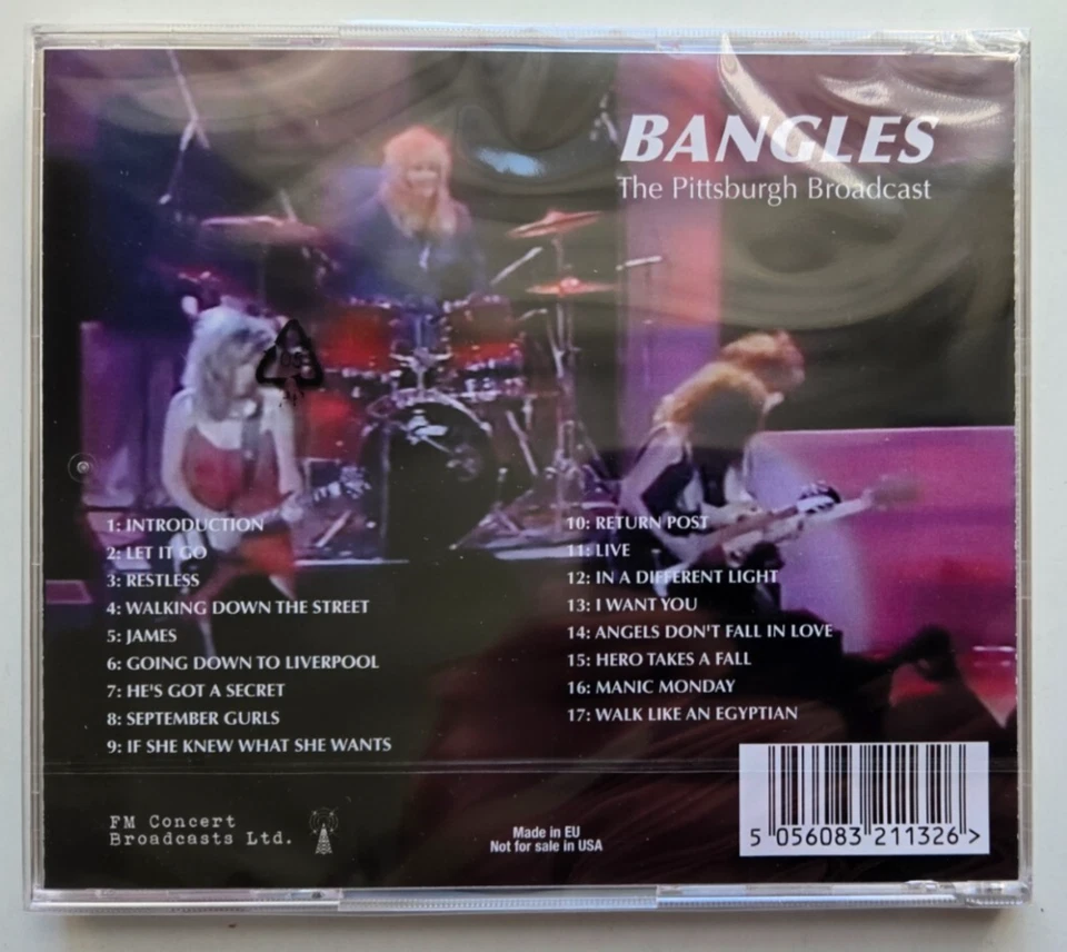 The Bangles - The Pittsburgh Broadcast - CD NEW & SEALED - Image 2 of 4