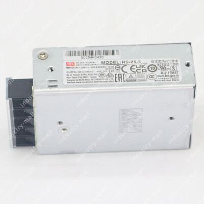 For Meanwell RS-25-5 5V 5A New Power Supply Free Shipping