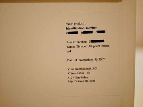 Vitra Charles and Ray Eames "Plywood Elephant" Figure 2007 Limited Edition NEW - Picture 8 of 10