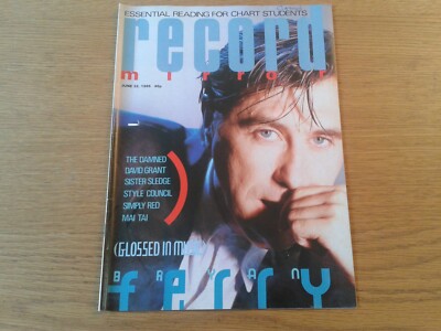 RECORD MIRROR 22-6-1985 Bryan Ferry, Damned, Style Council, Simply Red, Mai Tai