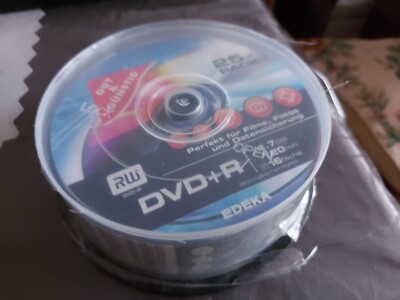 DVD+R 16x Speed 4,7GB 120 Minuten DVD Rohlinge Brenner 25er Spindel OvP