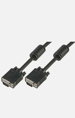 PRO SIGNAL, SVGA HD15 Stecker auf Stecker Monitorkabel 30m schwarz, Pins Verbindungskabel