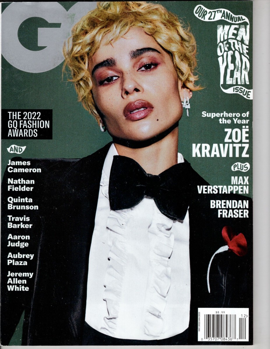 GQ Magazine December 2022 January 2023 Zoe Kravitz Max Verstappen