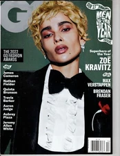 GQ Magazine December 2022 January 2023 Zoe Kravitz Max Verstappen Brenden Fraser